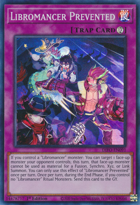 Libromancer Prevented [DIFO-EN091] Super Rare | Jomio and Rueliete's Cards and Comics