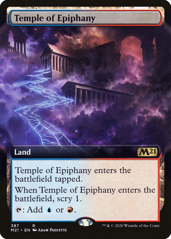 Temple of Epiphany (Extended Art) [Core Set 2021] | Jomio and Rueliete's Cards and Comics