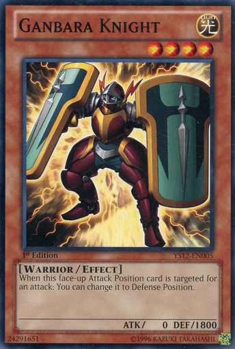 Ganbara Knight [YS12-EN005] Common | Jomio and Rueliete's Cards and Comics