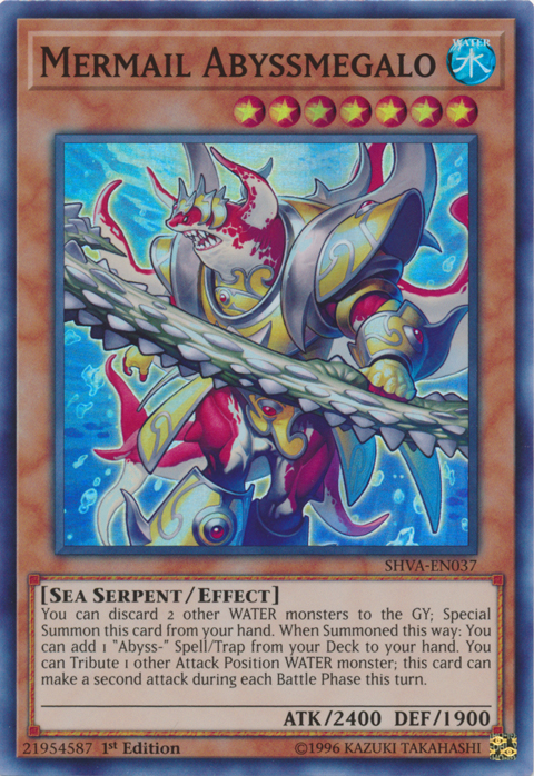 Mermail Abyssmegalo [SHVA-EN037] Super Rare | Jomio and Rueliete's Cards and Comics
