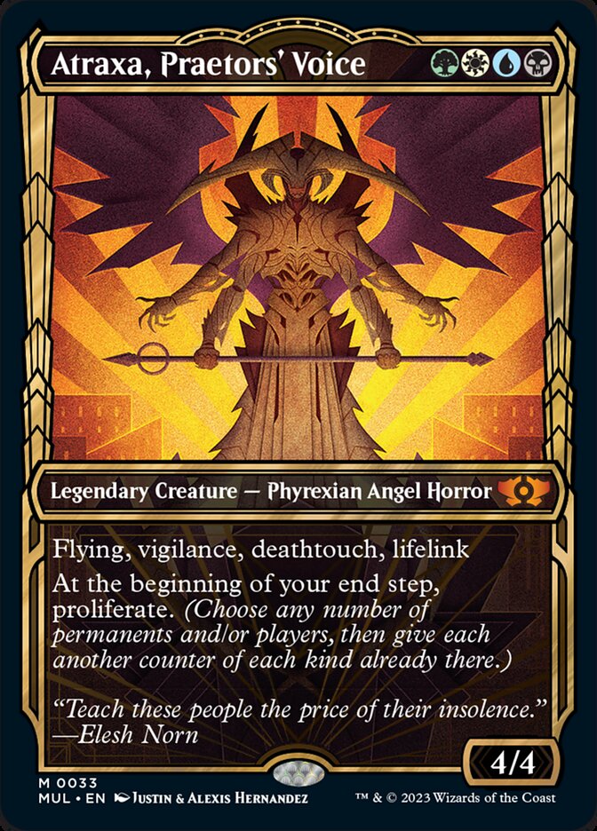 Atraxa, Praetors' Voice [Multiverse Legends] | Jomio and Rueliete's Cards and Comics