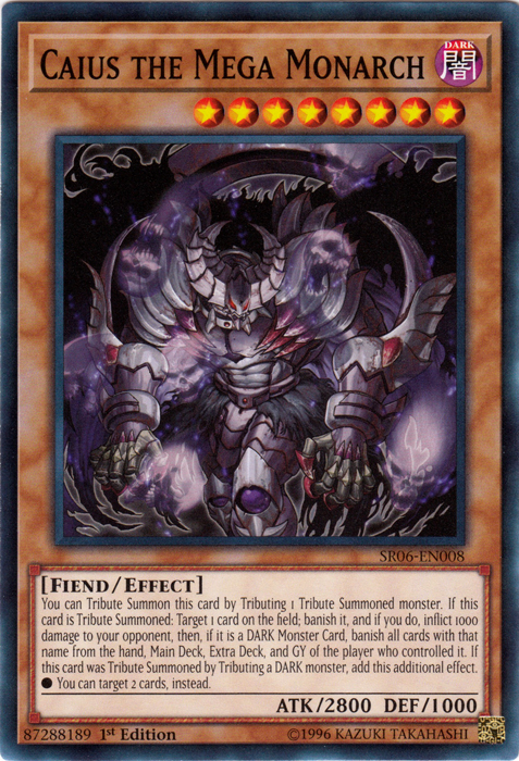 Caius the Mega Monarch [SR06-EN008] Common | Jomio and Rueliete's Cards and Comics