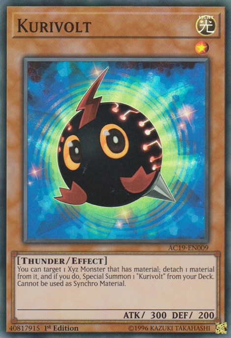 Kurivolt [AC19-EN009] Super Rare | Jomio and Rueliete's Cards and Comics