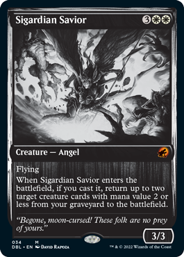 Sigardian Savior [Innistrad: Double Feature] | Jomio and Rueliete's Cards and Comics