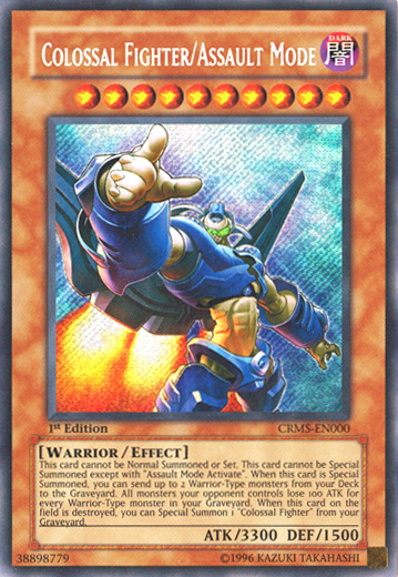 Colossal Fighter/Assault Mode [CRMS-EN000] Secret Rare | Jomio and Rueliete's Cards and Comics