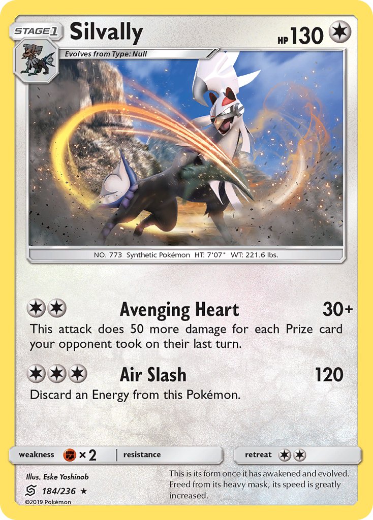 Silvally (184/236) (Theme Deck Exclusive) [Sun & Moon: Unified Minds] | Jomio and Rueliete's Cards and Comics