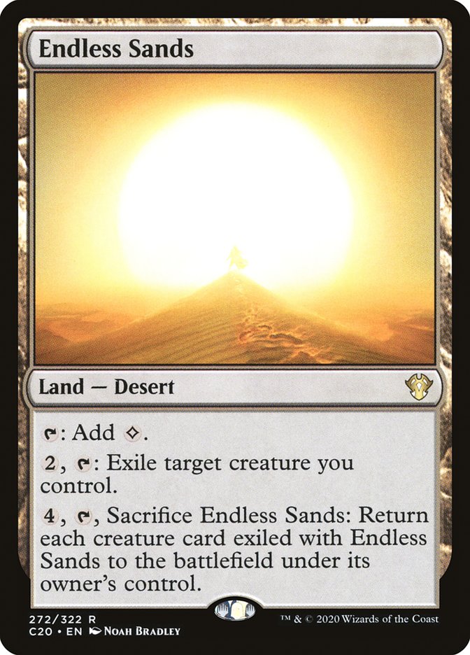 Endless Sands [Commander 2020] | Jomio and Rueliete's Cards and Comics