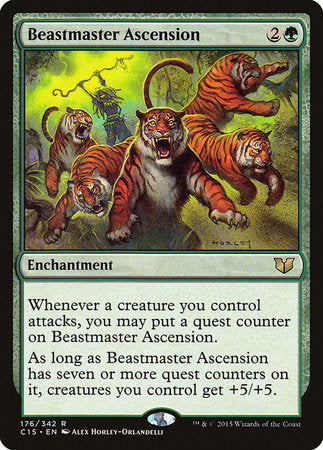 Beastmaster Ascension [Commander 2015] | Jomio and Rueliete's Cards and Comics