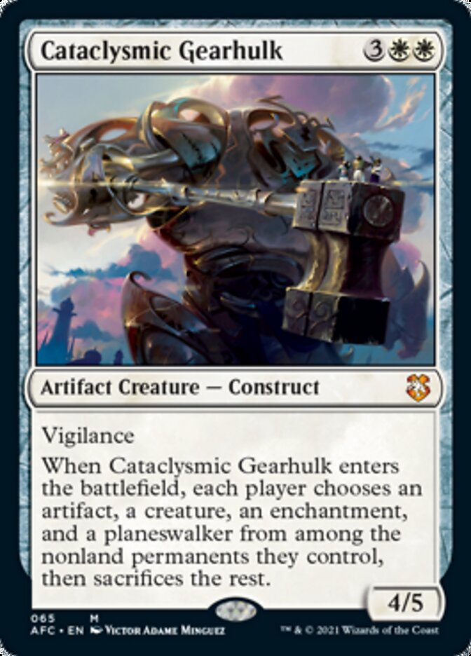 Cataclysmic Gearhulk [Dungeons & Dragons: Adventures in the Forgotten Realms Commander] | Jomio and Rueliete's Cards and Comics