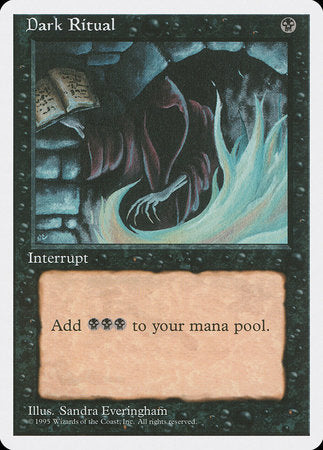 Dark Ritual [Fourth Edition] | Jomio and Rueliete's Cards and Comics
