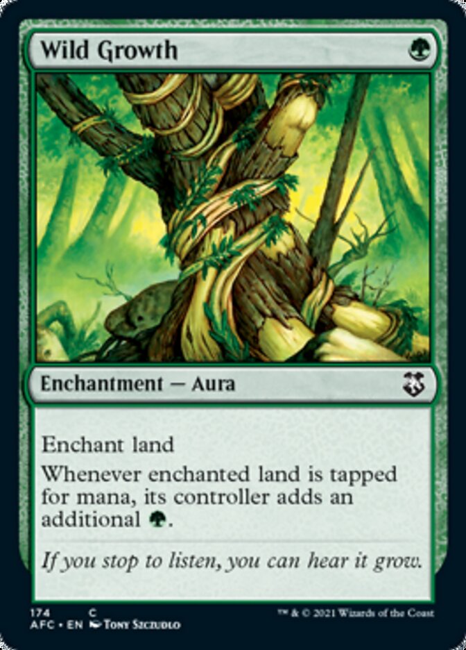 Wild Growth [Dungeons & Dragons: Adventures in the Forgotten Realms Commander] | Jomio and Rueliete's Cards and Comics