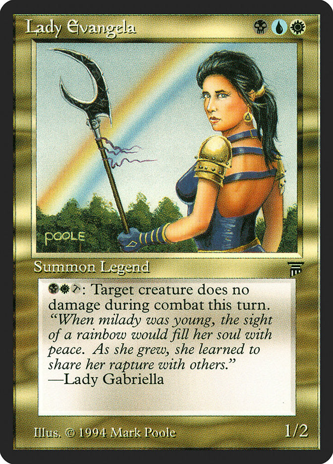 Lady Evangela [Legends] | Jomio and Rueliete's Cards and Comics