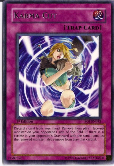 Karma Cut [SOI-EN053] Rare | Jomio and Rueliete's Cards and Comics