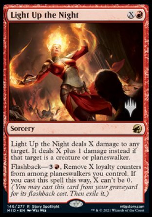 Light Up the Night (Promo Pack) [Innistrad: Midnight Hunt Promos] | Jomio and Rueliete's Cards and Comics