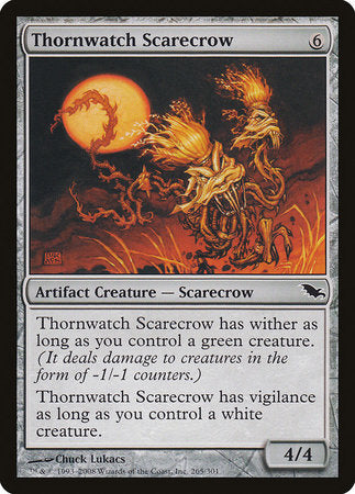 Thornwatch Scarecrow [Shadowmoor] | Jomio and Rueliete's Cards and Comics