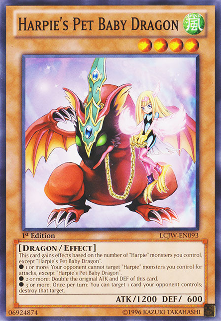 Harpie's Pet Baby Dragon [LCJW-EN093] Common | Jomio and Rueliete's Cards and Comics