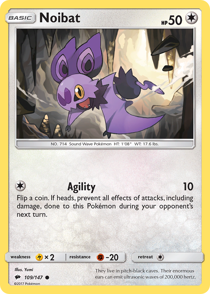 Noibat (109/147) [Sun & Moon: Burning Shadows] | Jomio and Rueliete's Cards and Comics