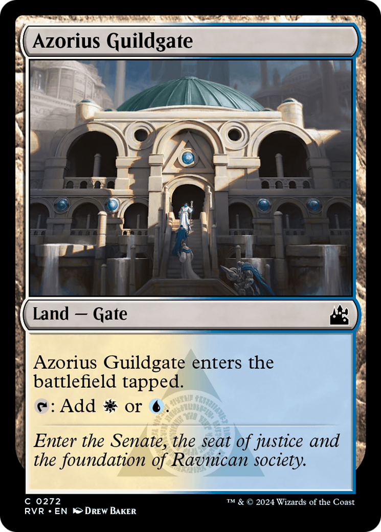 Azorius Guildgate [Ravnica Remastered] | Jomio and Rueliete's Cards and Comics
