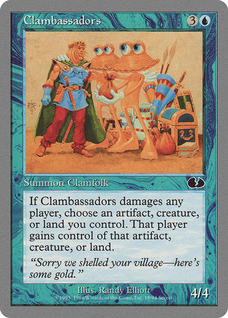 Clambassadors [Unglued] | Jomio and Rueliete's Cards and Comics