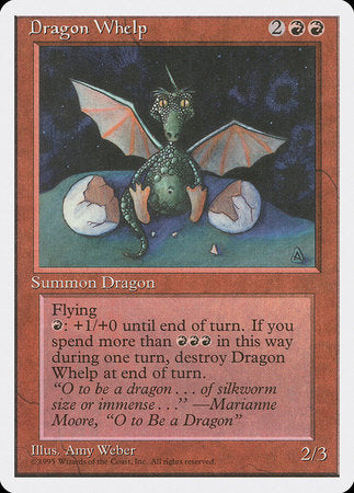 Dragon Whelp [Fourth Edition] | Jomio and Rueliete's Cards and Comics