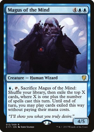 Magus of the Mind [Commander 2017] | Jomio and Rueliete's Cards and Comics