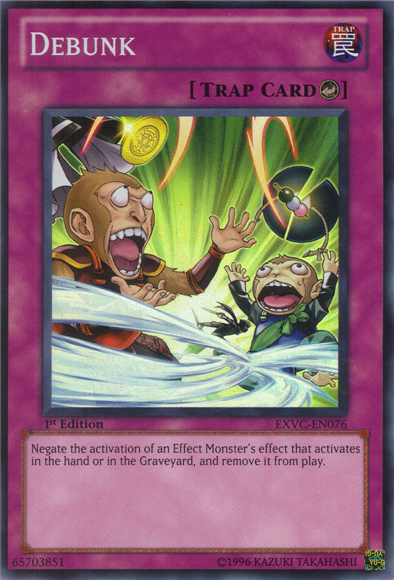 Debunk [EXVC-EN076] Super Rare | Jomio and Rueliete's Cards and Comics