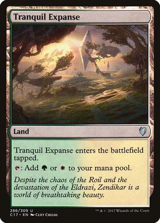 Tranquil Expanse [Commander 2017] | Jomio and Rueliete's Cards and Comics