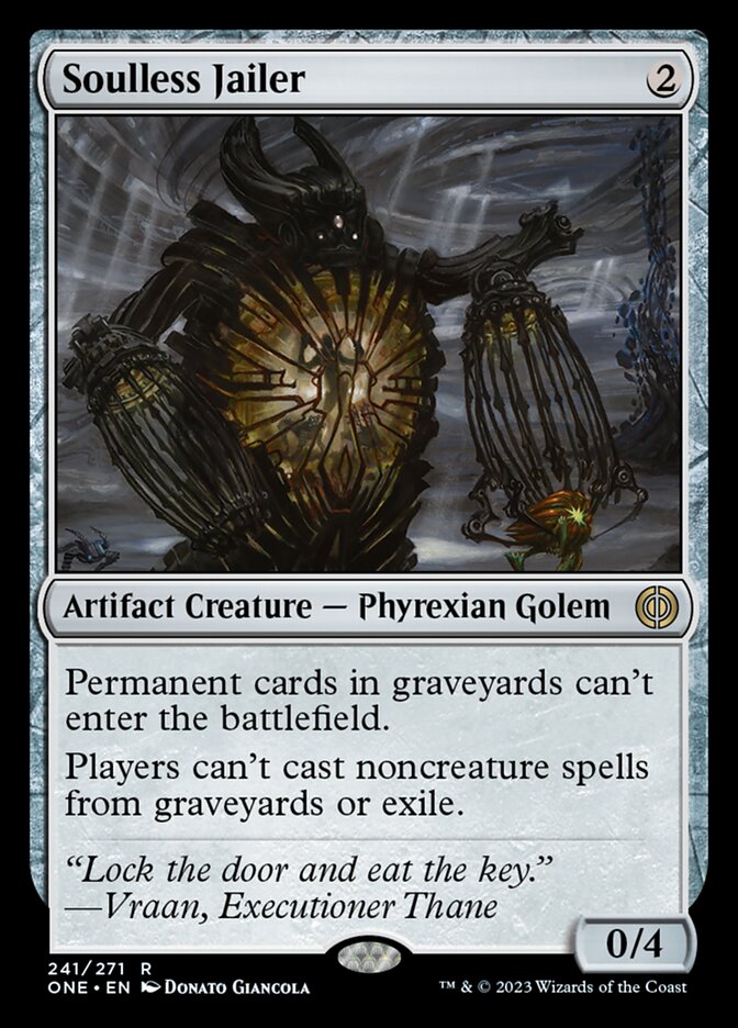 Soulless Jailer [Phyrexia: All Will Be One] | Jomio and Rueliete's Cards and Comics