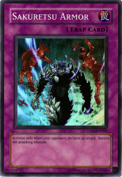 Sakuretsu Armor [CP01-EN004] Super Rare | Jomio and Rueliete's Cards and Comics