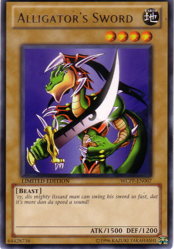 Alligator's Sword [WCPP-EN007] Rare | Jomio and Rueliete's Cards and Comics