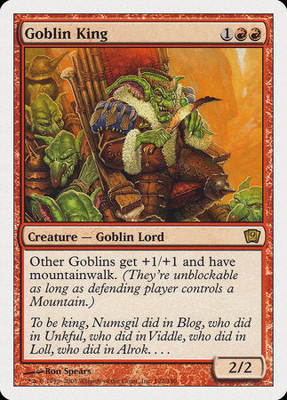Goblin King [Ninth Edition] | Jomio and Rueliete's Cards and Comics
