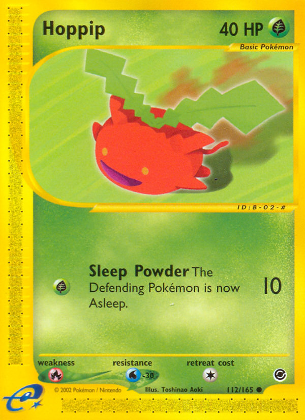 Hoppip (112/165) [Expedition: Base Set] | Jomio and Rueliete's Cards and Comics