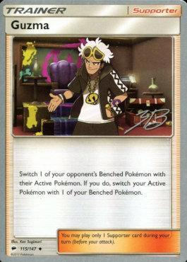 Guzma (115/147) (Ice Path FTW - Zachary Bokhari) [World Championships 2017] | Jomio and Rueliete's Cards and Comics