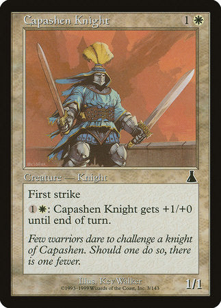 Capashen Knight [Urza's Destiny] | Jomio and Rueliete's Cards and Comics