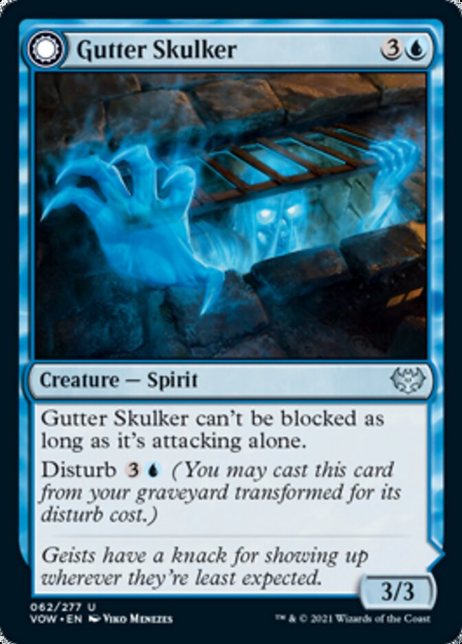 Gutter Skulker // Gutter Shortcut [Innistrad: Crimson Vow] | Jomio and Rueliete's Cards and Comics