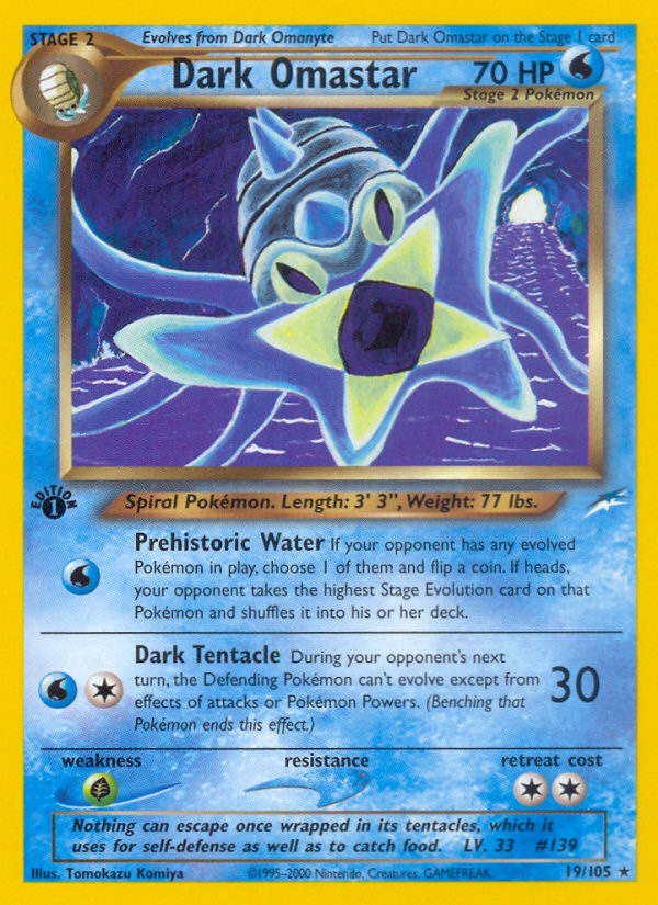 Dark Omastar (19/105) [Neo Destiny 1st Edition] | Jomio and Rueliete's Cards and Comics