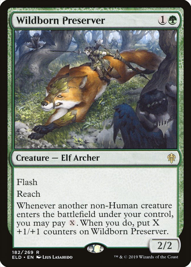 Wildborn Preserver (Promo Pack) [Throne of Eldraine Promos] | Jomio and Rueliete's Cards and Comics