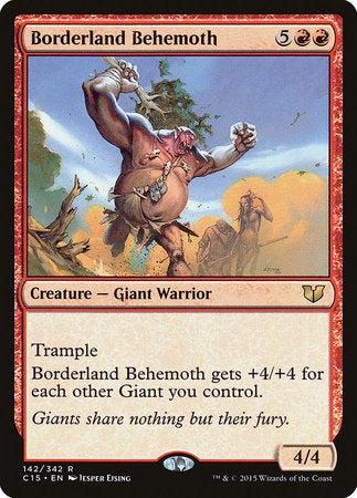 Borderland Behemoth [Commander 2015] | Jomio and Rueliete's Cards and Comics