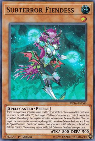 Subterror Fiendess [FIGA-EN048] Super Rare | Jomio and Rueliete's Cards and Comics