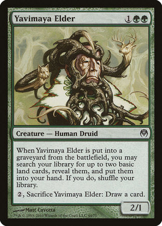 Yavimaya Elder [Duel Decks: Phyrexia vs. the Coalition] | Jomio and Rueliete's Cards and Comics