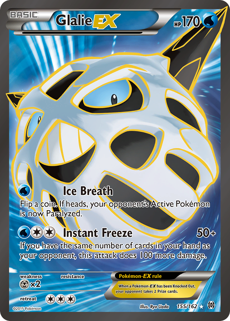 Glalie EX (155/162) [XY: BREAKthrough] | Jomio and Rueliete's Cards and Comics