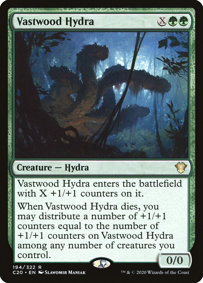 Vastwood Hydra [Commander 2020] | Jomio and Rueliete's Cards and Comics