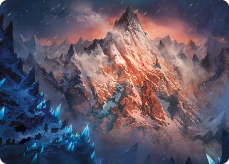 Mountain Art Card [The Lord of the Rings: Tales of Middle-earth Art Series] | Jomio and Rueliete's Cards and Comics