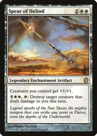 Spear of Heliod [Theros] | Jomio and Rueliete's Cards and Comics