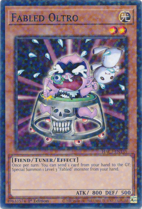 Fabled Oltro (Duel Terminal) [HAC1-EN135] Common | Jomio and Rueliete's Cards and Comics