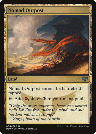 Nomad Outpost [Duel Decks: Speed vs. Cunning] | Jomio and Rueliete's Cards and Comics