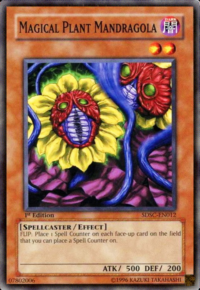 Magical Plant Mandragola [SDSC-EN012] Common | Jomio and Rueliete's Cards and Comics