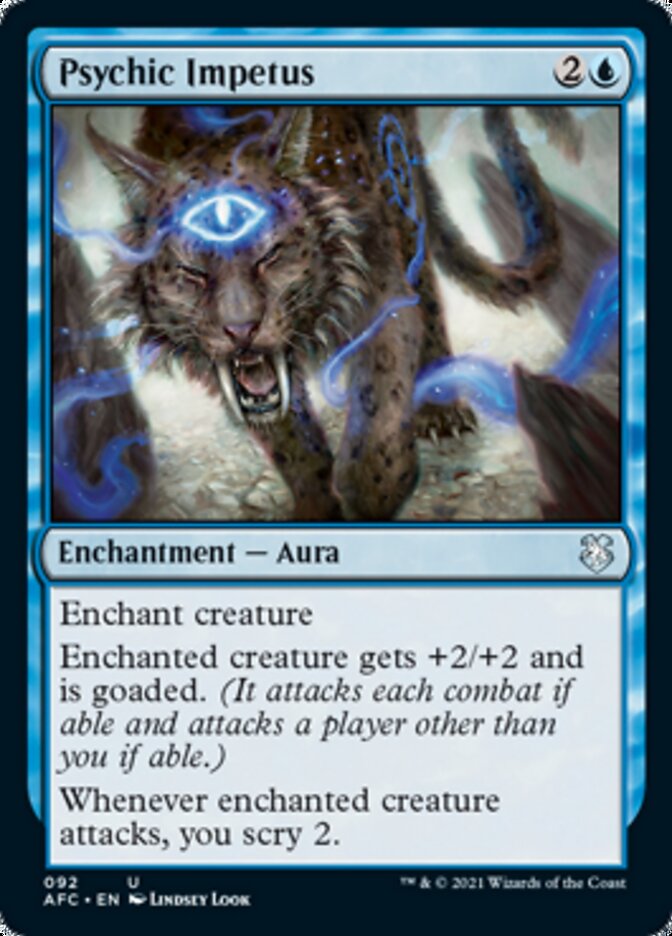 Psychic Impetus [Dungeons & Dragons: Adventures in the Forgotten Realms Commander] | Jomio and Rueliete's Cards and Comics