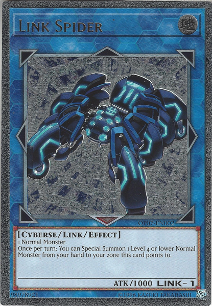 Link Spider [OP07-EN002] Ultimate Rare | Jomio and Rueliete's Cards and Comics