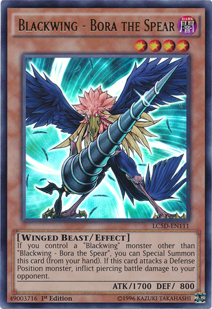 Blackwing - Bora the Spear [LC5D-EN111] Ultra Rare | Jomio and Rueliete's Cards and Comics